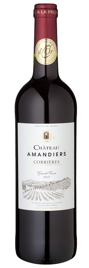 Château Amandiers Grand Cuvée Corbières (2022) - Vignerons de Cascastel - Rotwein aus Frankreich