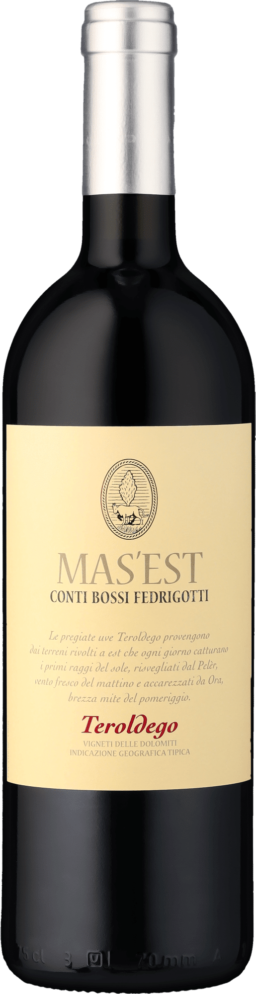 Conti Bossi Fedrigotti Mas’Est Teroldego Vigneti delle Dolomiti