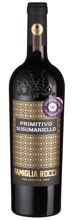 Famiglia Rocca Primitivo Susumaniello Collezione Oro (2022) - Angelo Rocca - Rotwein aus Apulien
