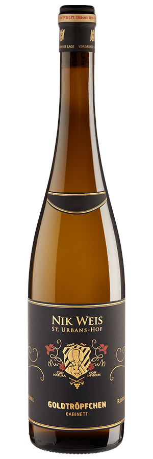 Goldtröpfchen Riesling Große Lage Kabinett (2024) - Weingut Nik Weis - Weißwein von der Mosel