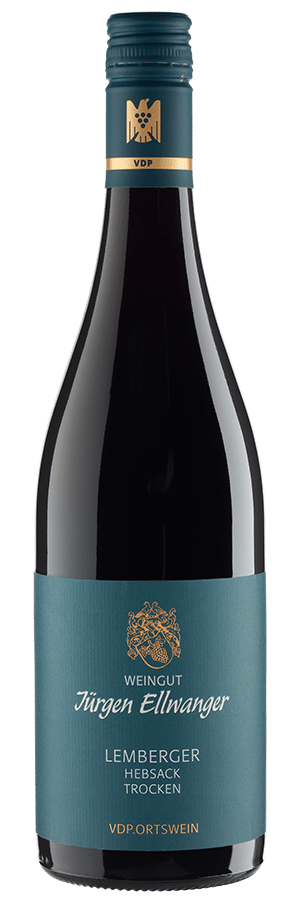 Hebsack Lemberger trocken (2024) - Weingut Ellwanger - Rotwein aus Württemberg
