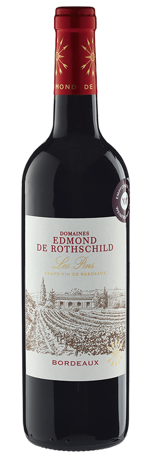 Les Pins Bordeaux AOP (2022) - Edmond de Rothschild - Rotwein aus Bordeaux