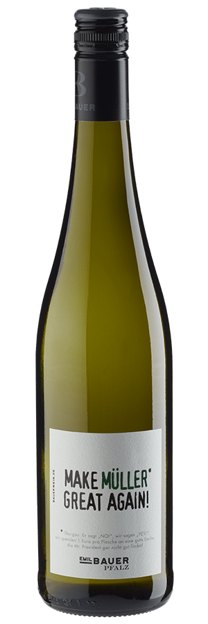 Make Müller Great Again! trocken (2024) - Emil Bauer - Weißwein aus der Pfalz