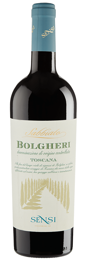 Sabbiato Bolgheri Rosso (2022) - Sensi Vigne e Vini s.r.l. - Rotwein aus der Toskana