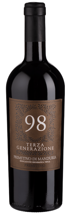 Terza Generazione 98 Primitivo di Manduria (2021) - Casa Vinicola Botter - Rotwein aus Apulien